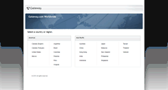 Desktop Screenshot of gateway.com