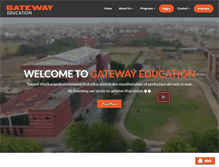 Tablet Screenshot of gateway.edu.in
