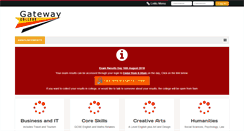 Desktop Screenshot of moodle.gateway.ac.uk
